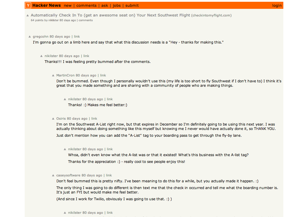 Top Story on Hacker News